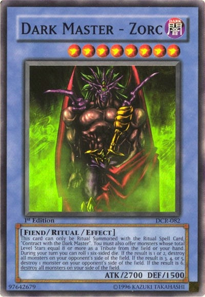 Image for Dark Master - Zorc (DCR-082) (DCR) - YuGiOh