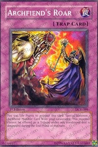 Image for Archfiend's Roar (DCR-099) (DCR) - YuGiOh