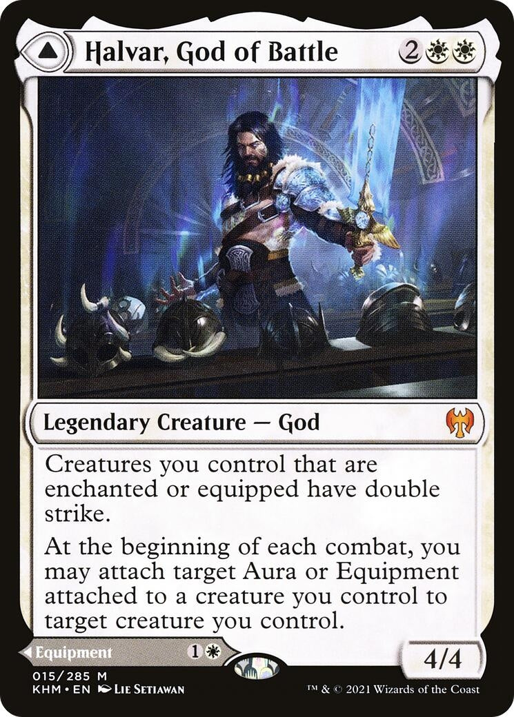 Image for Halvar, God of Battle (15) (Kaldheim) - Magic: The Gathering