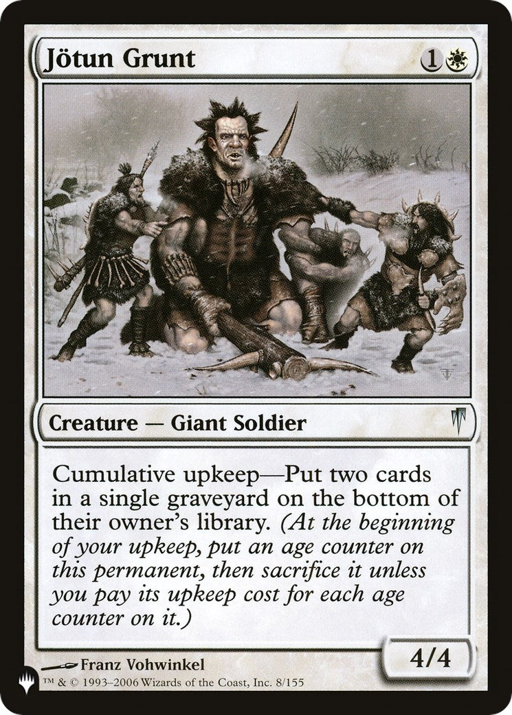 Image for Jotun Grunt (8/155) (The List Reprints) - Magic: The Gathering