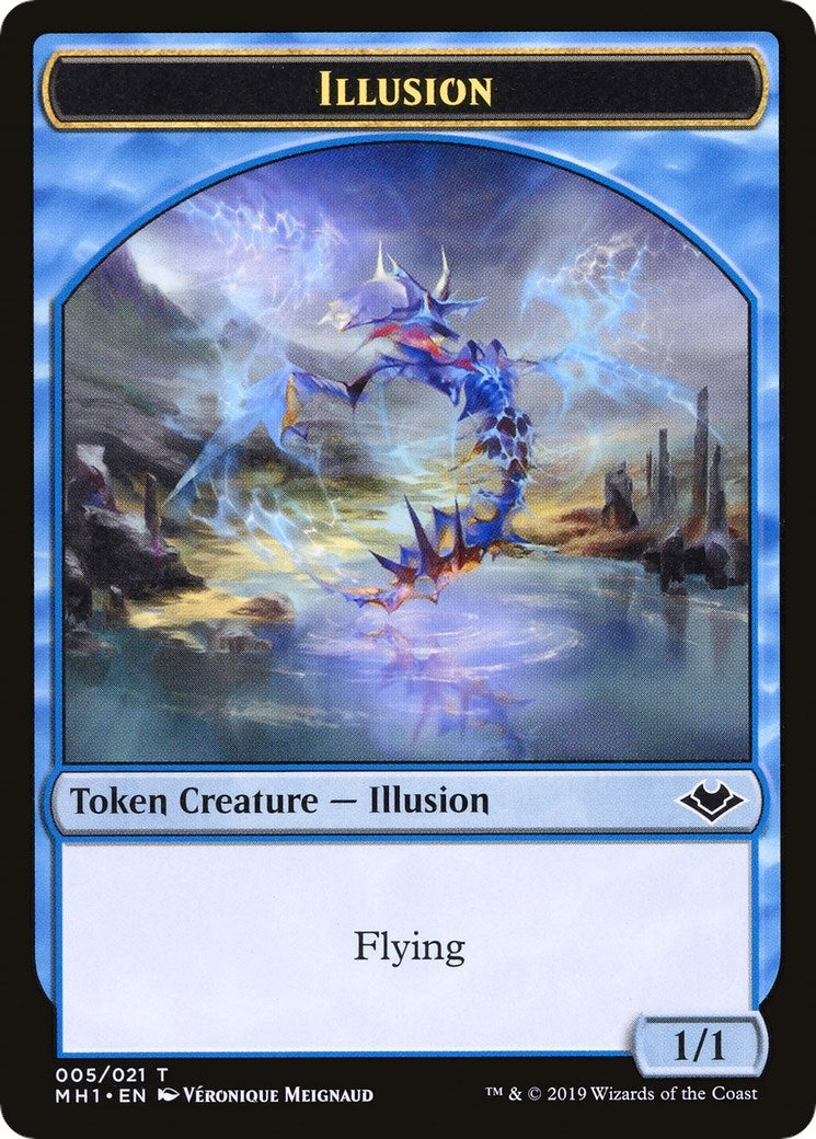 Image for Illusion // Bear Double-Sided Token (5 // 11) (Modern Horizons) - Magic: The Gathering