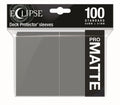 Image for PRO-Matte Eclipse Standard Deck Protector Sleeves - Smoke Grey (100-Pack) - Card Sleeves