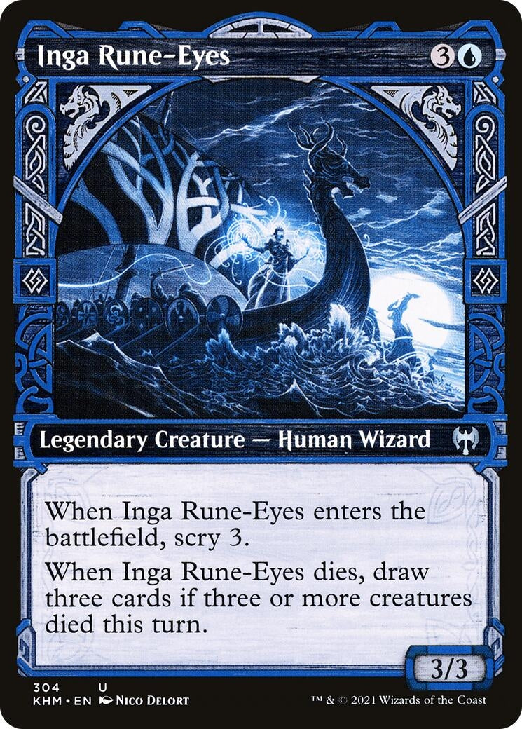 Image for Inga Rune-Eyes (Showcase) (304) (Kaldheim) - Magic: The Gathering
