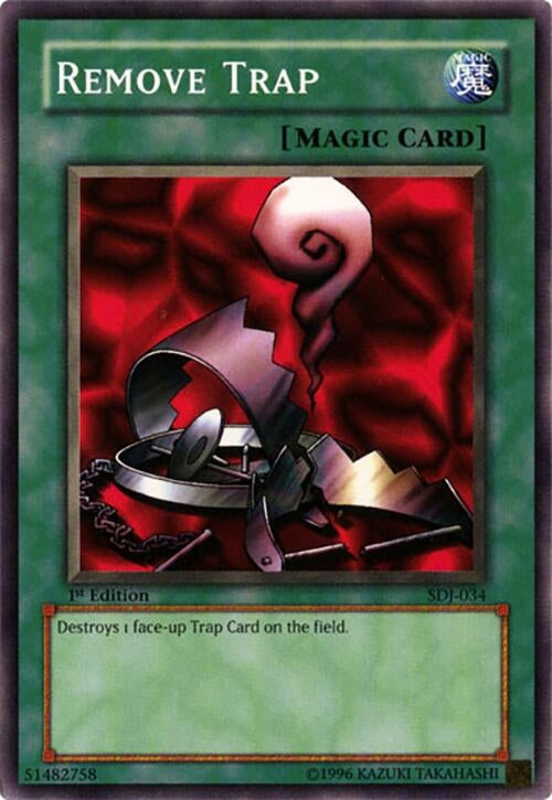 Image for Remove Trap (SDJ-034) (SDJ) - YuGiOh