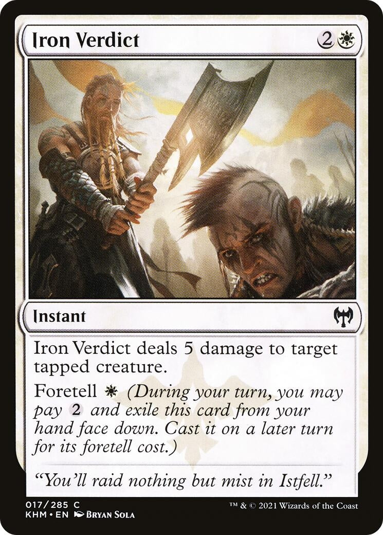 Image for Iron Verdict (17) (Kaldheim) - Magic: The Gathering