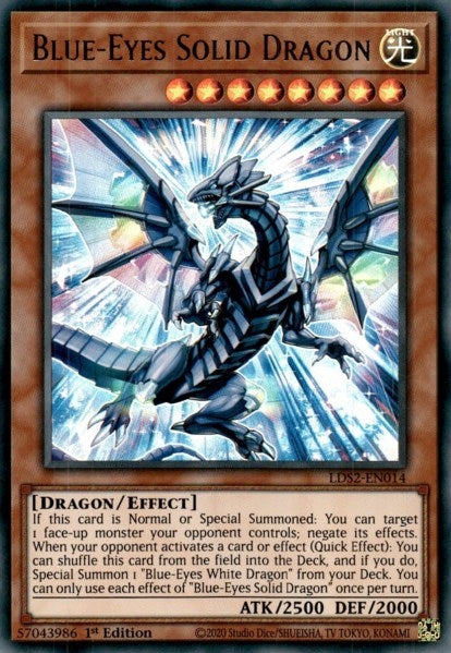 Image for Blue-Eyes Solid Dragon (LDS2-EN014) (LDS2) - YuGiOh