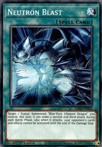 Image for Neutron Blast (LDS2-EN026) (LDS2) - YuGiOh