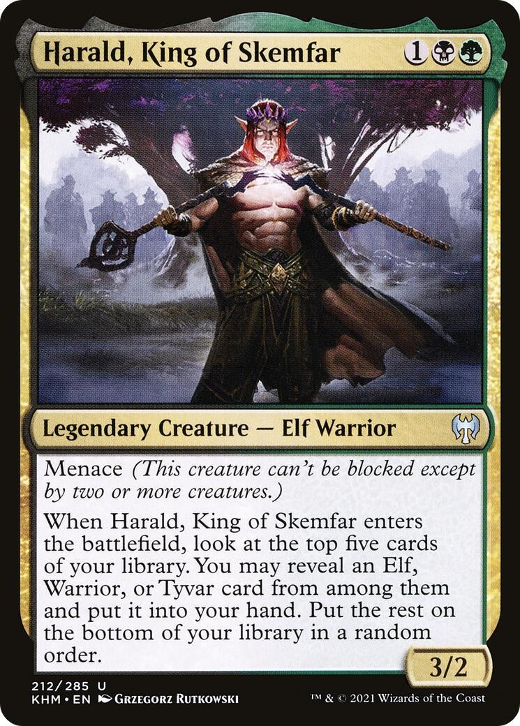 Image for Harald, King of Skemfar (212) (Kaldheim) - Magic: The Gathering