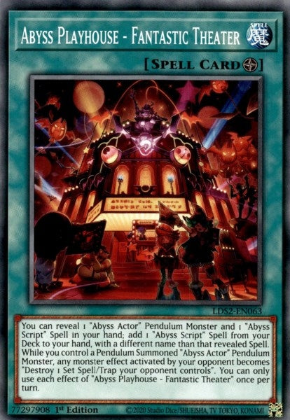 Image for Abyss Playhouse - Fantastic Theater (LDS2-EN063) (LDS2) - YuGiOh
