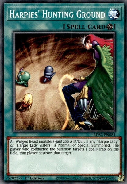 Image for Harpies' Hunting Ground (LDS2-EN081) (LDS2) - YuGiOh