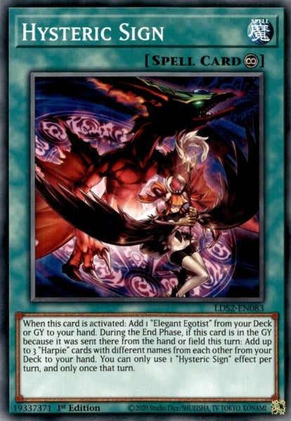 Image for Hysteric Sign (LDS2-EN083) (LDS2) - YuGiOh