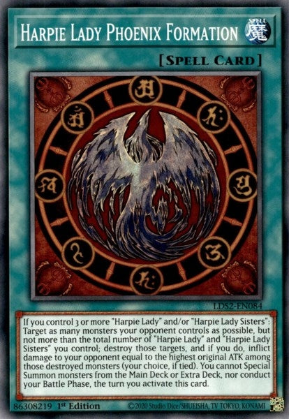Image for Harpie Lady Phoenix Formation (LDS2-EN084) (LDS2) - YuGiOh
