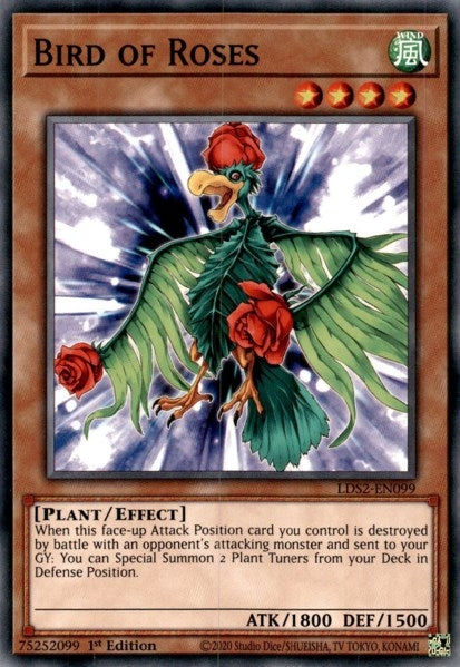 Image for Bird of Roses (LDS2-EN099) (LDS2) - YuGiOh