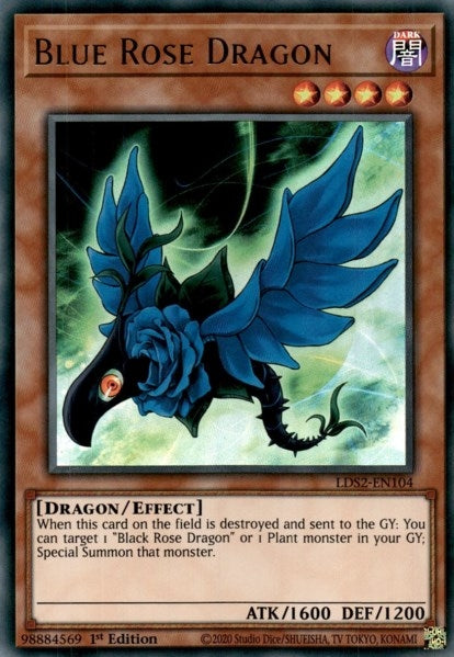 Image for Blue Rose Dragon (LDS2-EN104) (LDS2) - YuGiOh