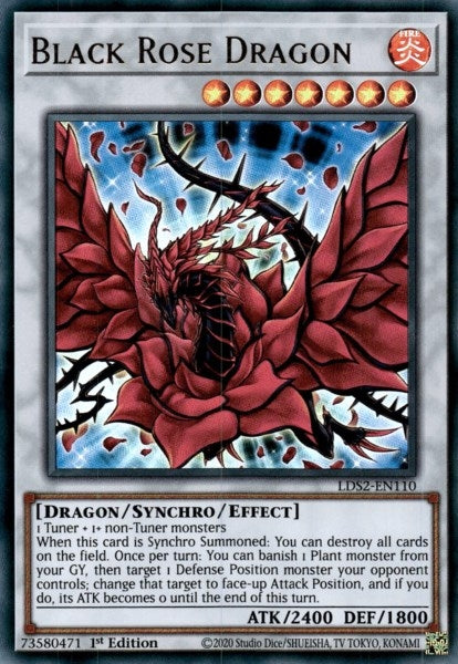 Image for Black Rose Dragon (LDS2-EN110) (LDS2) - YuGiOh
