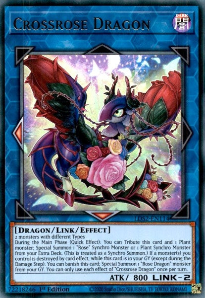 Image for Crossrose Dragon (LDS2-EN114) (LDS2) - YuGiOh