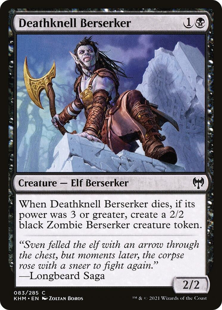 Image for Deathknell Berserker (83) (Kaldheim) - Magic: The Gathering