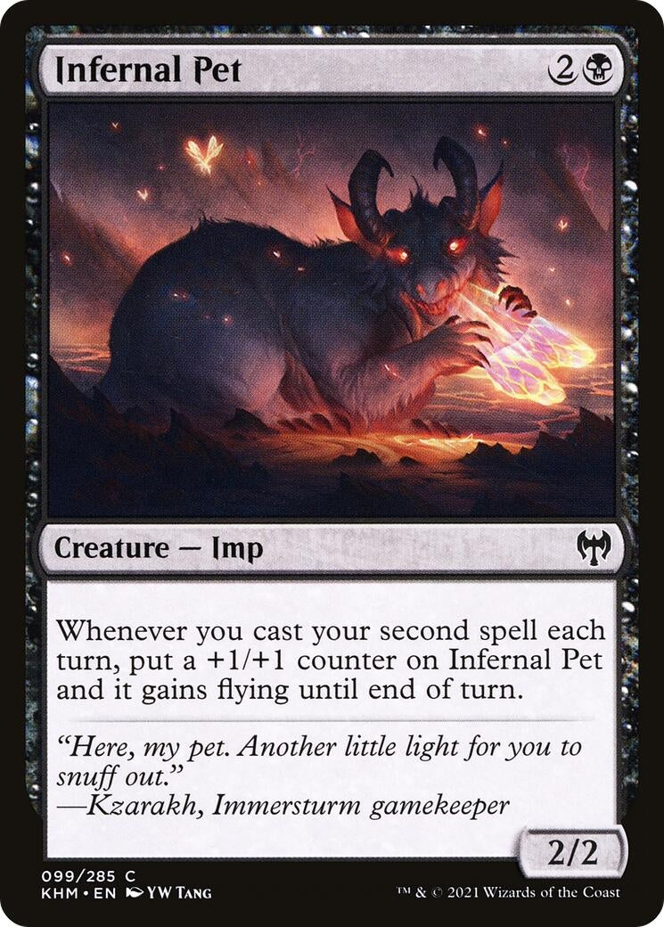 Image for Infernal Pet (99) (Kaldheim) - Magic: The Gathering