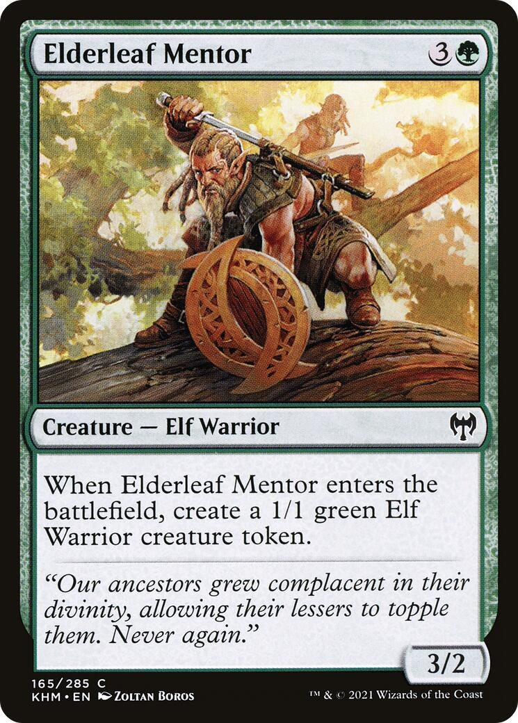Image for Elderleaf Mentor (165) (Kaldheim) - Magic: The Gathering
