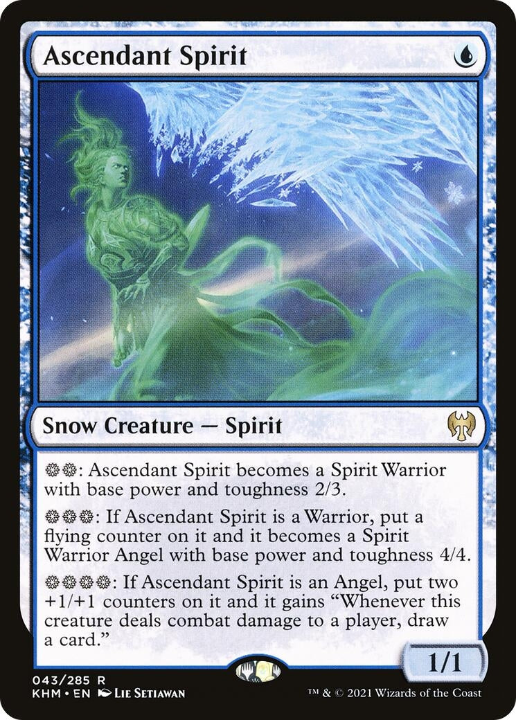 Image for Ascendant Spirit (43) (Kaldheim) - Magic: The Gathering