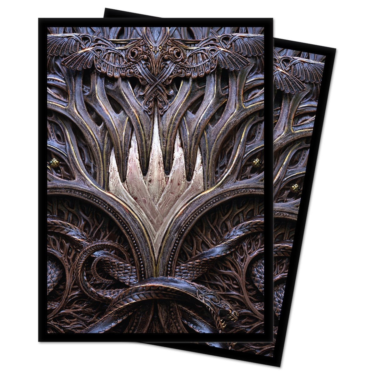 Image for Kaldheim Stylized Planeswalker Symbol Standard Deck Protectors for Magic (100-pack) - Card Sleeves