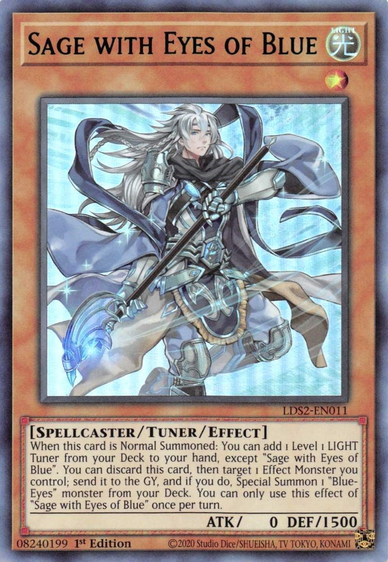 Image for Sage with Eyes of Blue (Green) (LDS2-EN011) (LDS2) - YuGiOh