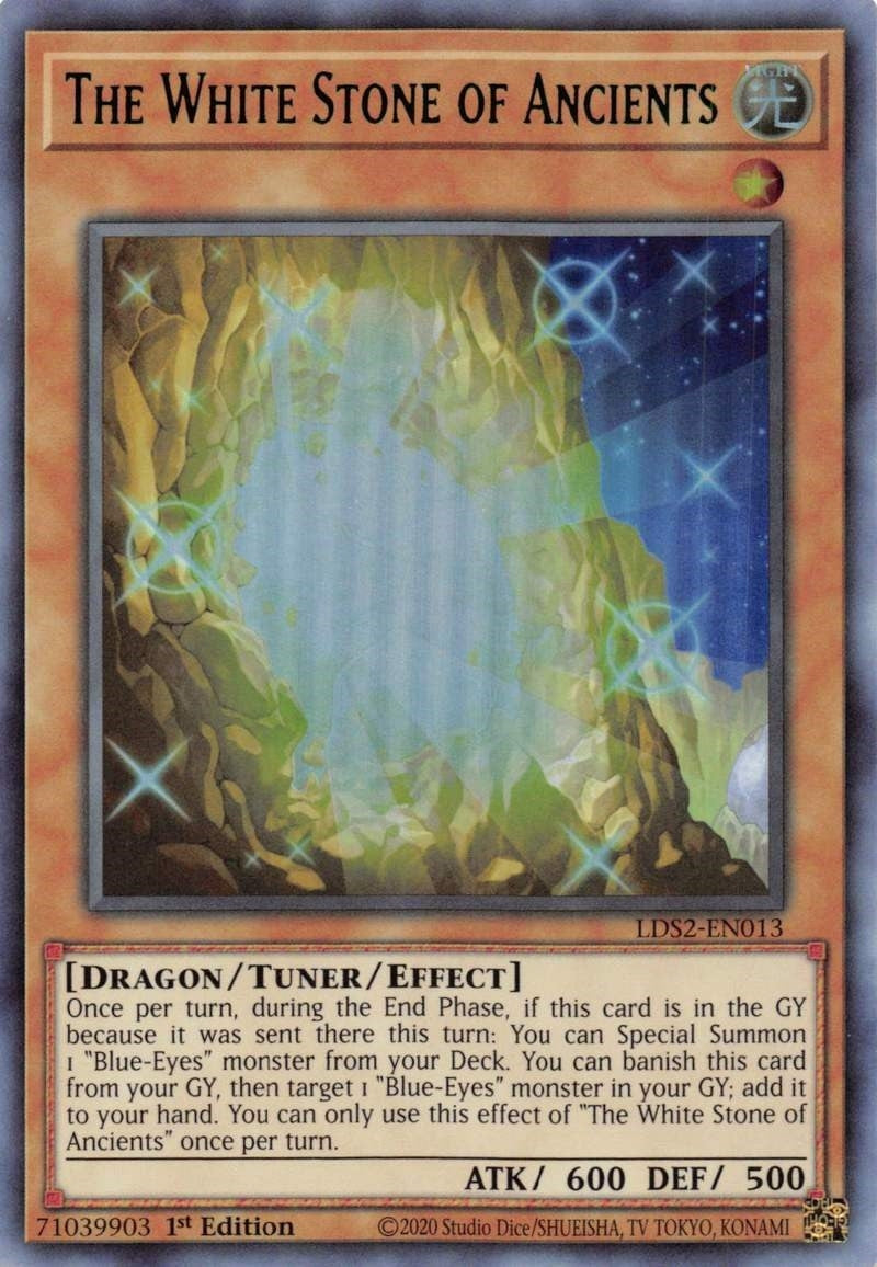 Image for The White Stone of Ancients (Green) (LDS2-EN013) (LDS2) - YuGiOh