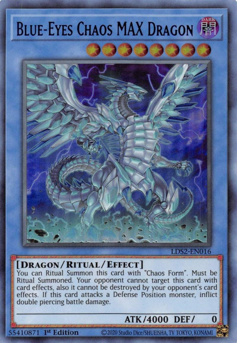 Image for Blue-Eyes Chaos MAX Dragon (Purple) (LDS2-EN016) (LDS2) - YuGiOh