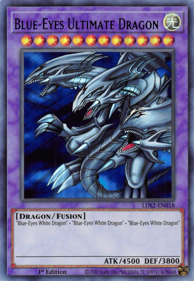 Image for Blue-Eyes Ultimate Dragon (Purple) (LDS2-EN018) (LDS2) - YuGiOh