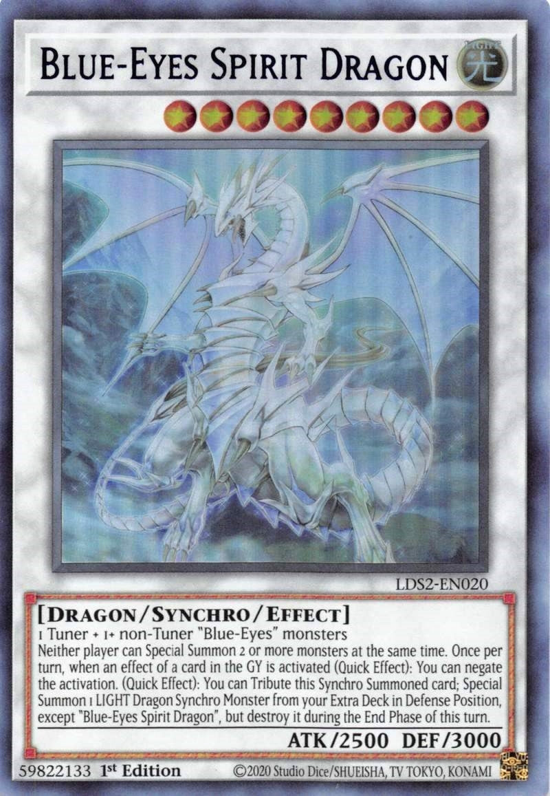 Image for Blue-Eyes Spirit Dragon (Purple) (LDS2-EN020) (LDS2) - YuGiOh