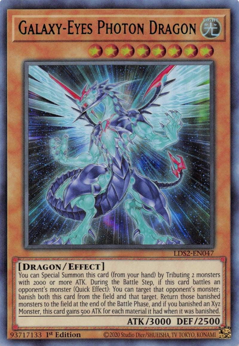 Image for Galaxy-Eyes Photon Dragon (Green) (LDS2-EN047) (LDS2) - YuGiOh