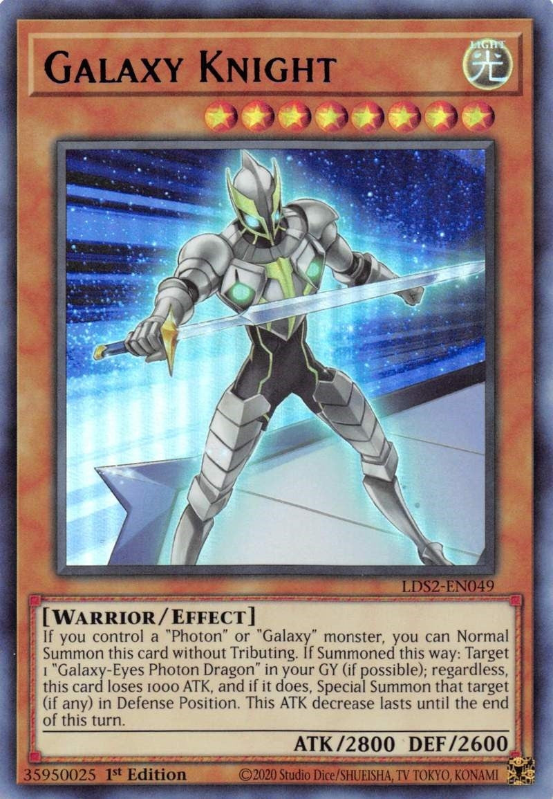 Image for Galaxy Knight (Blue) (LDS2-EN049) (LDS2) - YuGiOh
