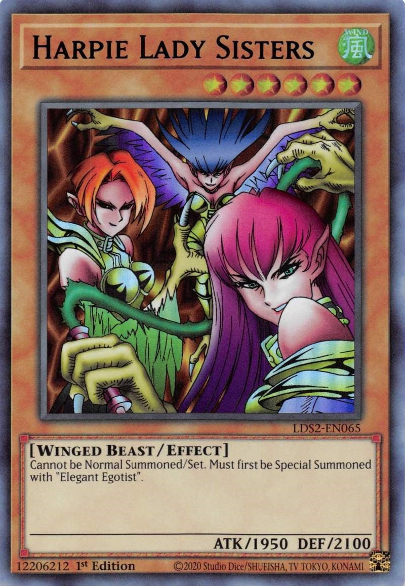 Image for Harpie Lady Sisters (Blue) (LDS2-EN065) (LDS2) - YuGiOh