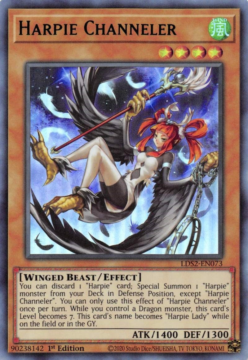 Image for Harpie Channeler (Green) (LDS2-EN073) (LDS2) - YuGiOh