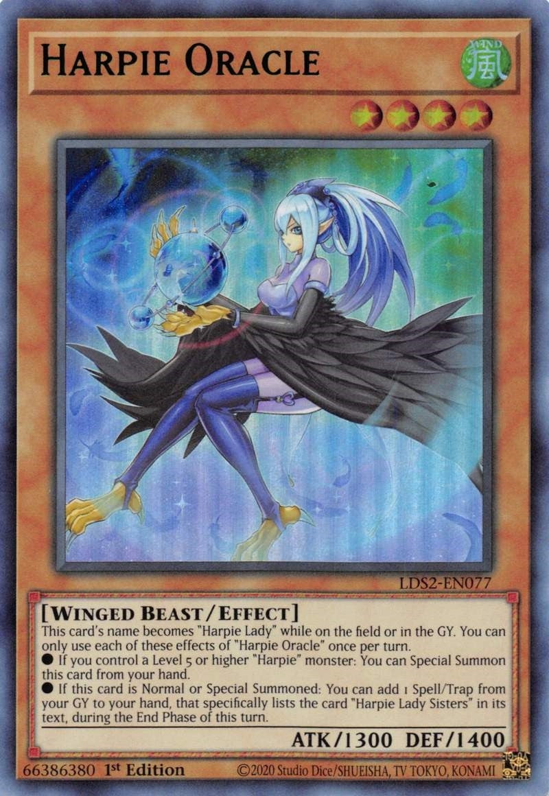 Image for Harpie Oracle (Green) (LDS2-EN077) (LDS2) - YuGiOh