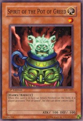 Image for Spirit of the Pot of Greed (IOC-009) (IOC) - YuGiOh