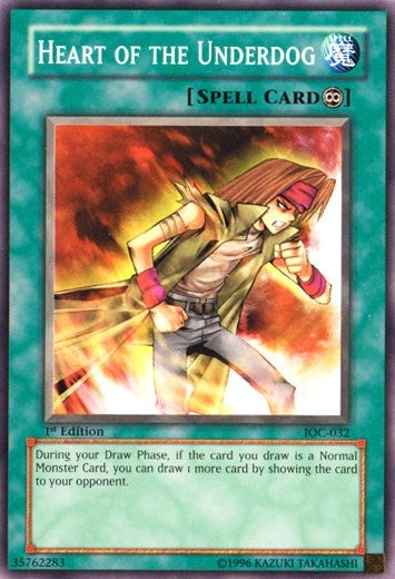 Image for Heart of the Underdog (IOC-032) (IOC) - YuGiOh