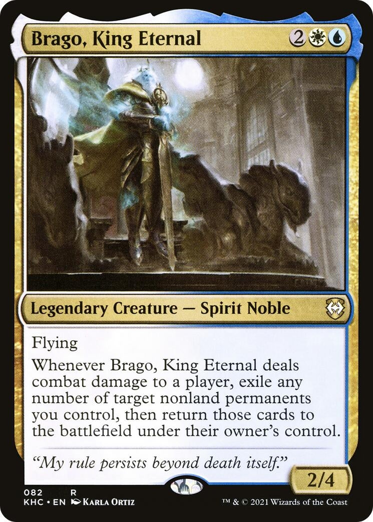 Image for Brago, King Eternal (82) (Kaldheim) - Magic: The Gathering