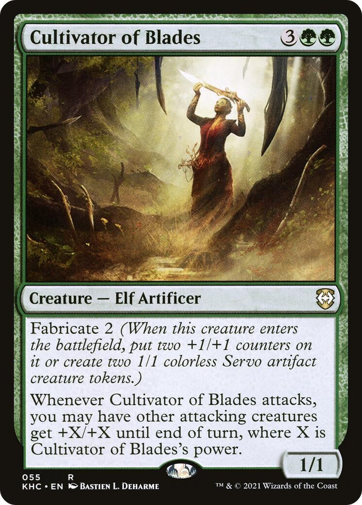 Image for Cultivator of Blades (55) (Kaldheim) - Magic: The Gathering