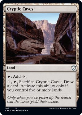 Image for Cryptic Caves (109) (Kaldheim) - Magic: The Gathering