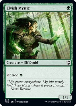 Image for Elvish Mystic (58) (Kaldheim) - Magic: The Gathering