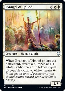 Image for Evangel of Heliod (23) (Kaldheim) - Magic: The Gathering