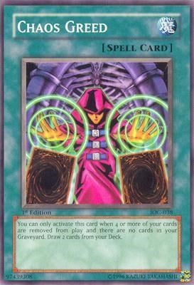 Image for Chaos Greed (IOC-038) (IOC) - YuGiOh