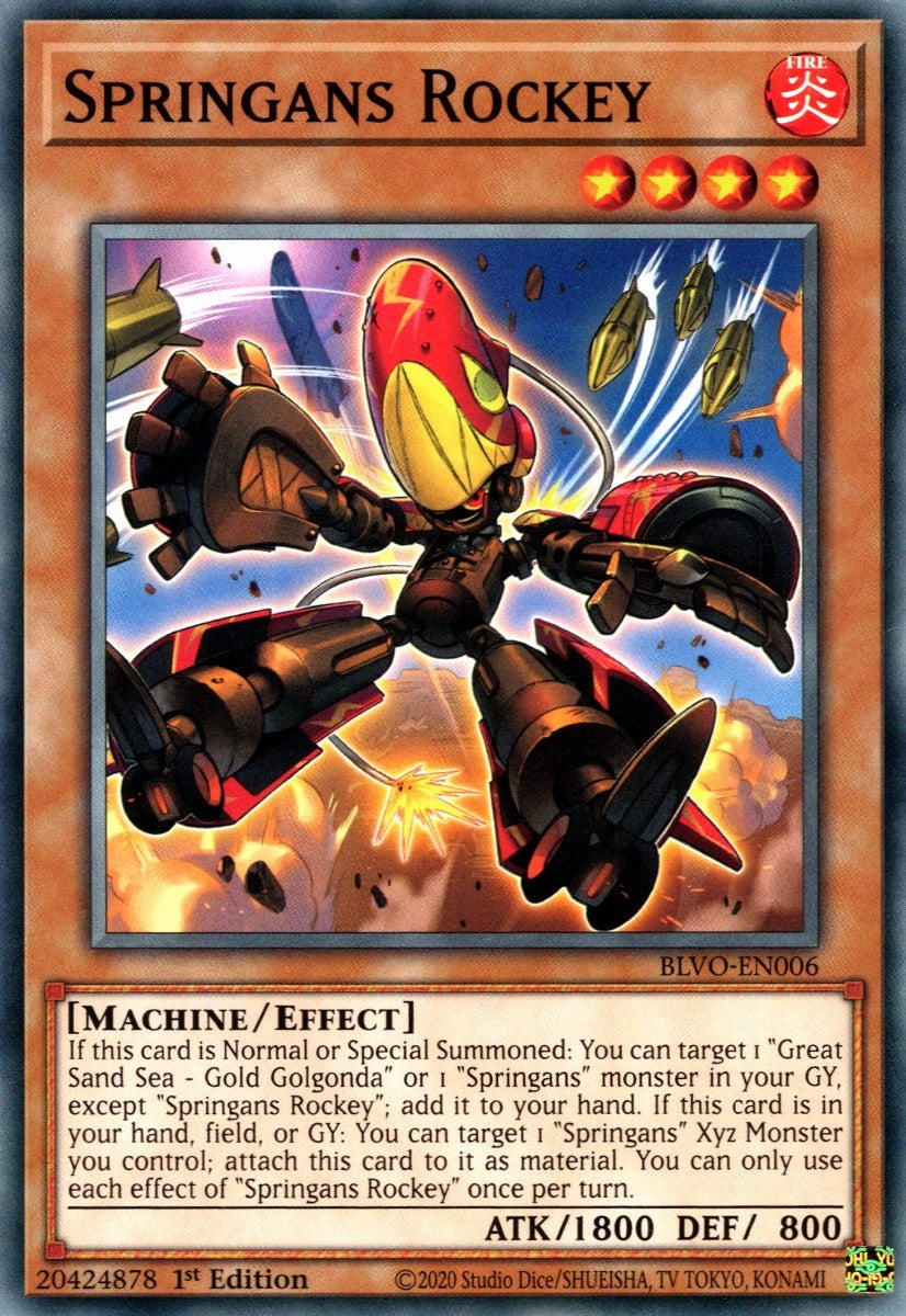 Image for Springans Rockey (BLVO-EN006) (BLVO) - YuGiOh