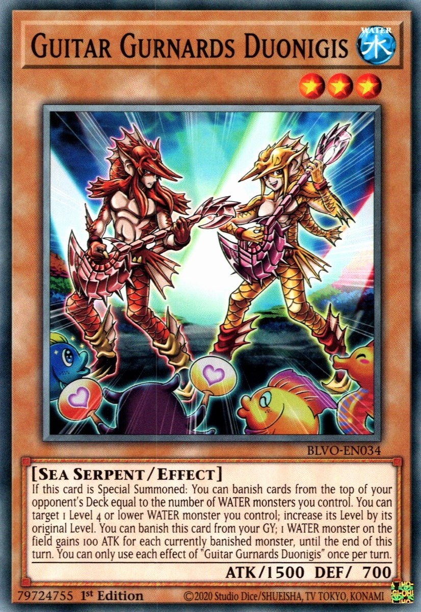 Image for Guitar Gurnards Duonigis (BLVO-EN034) (BLVO) - YuGiOh