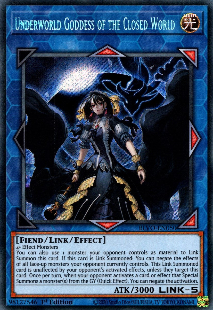 Image for Underworld Goddess of the Closed World (BLVO-EN050) (BLVO) - YuGiOh
