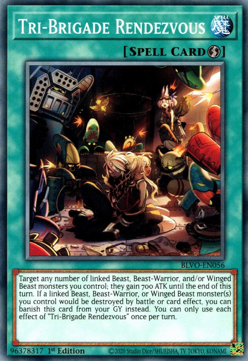 Image for Tri-Brigade Rendezvous (BLVO-EN056) (BLVO) - YuGiOh
