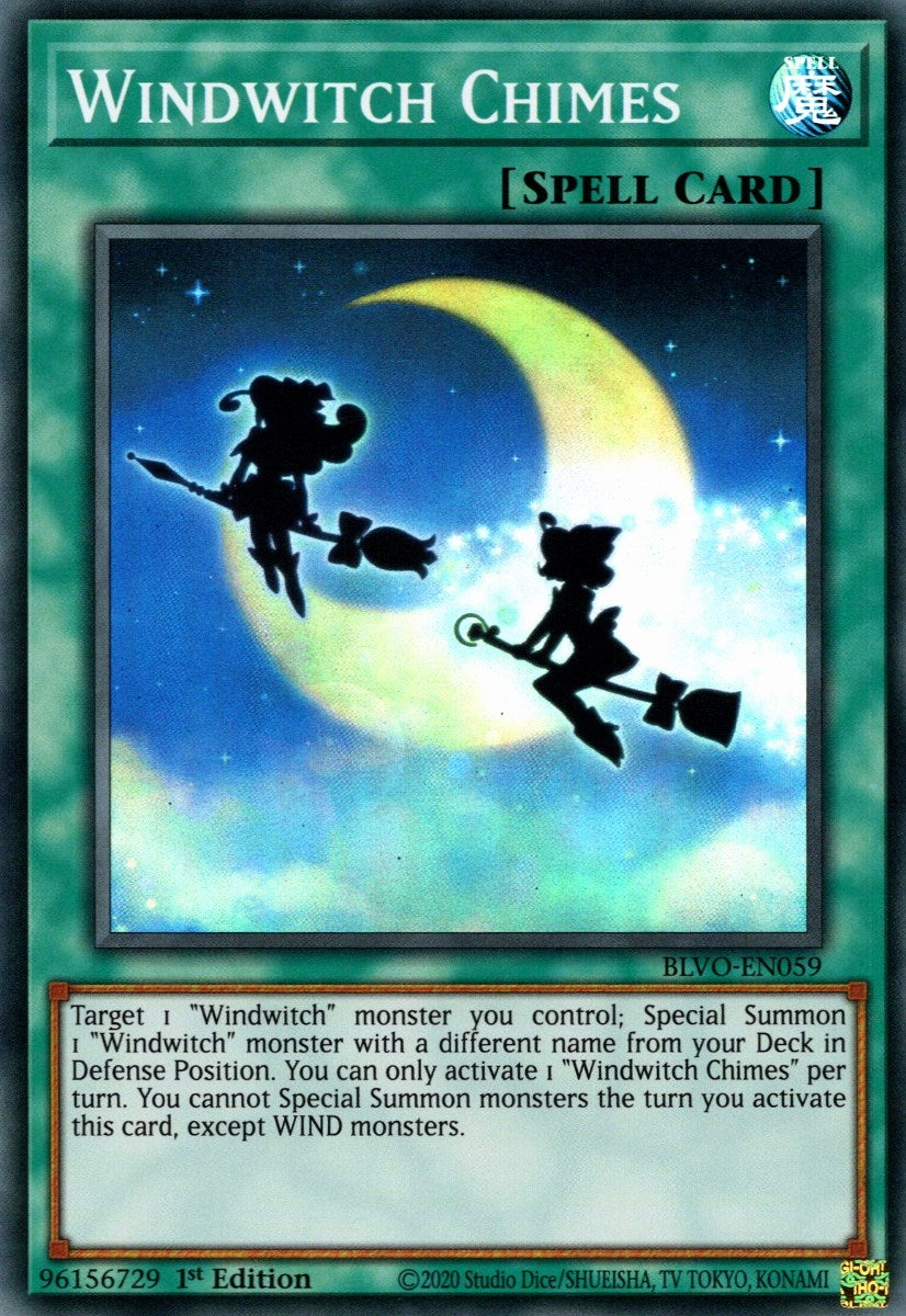 Image for Windwitch Chimes (BLVO-EN059) (BLVO) - YuGiOh