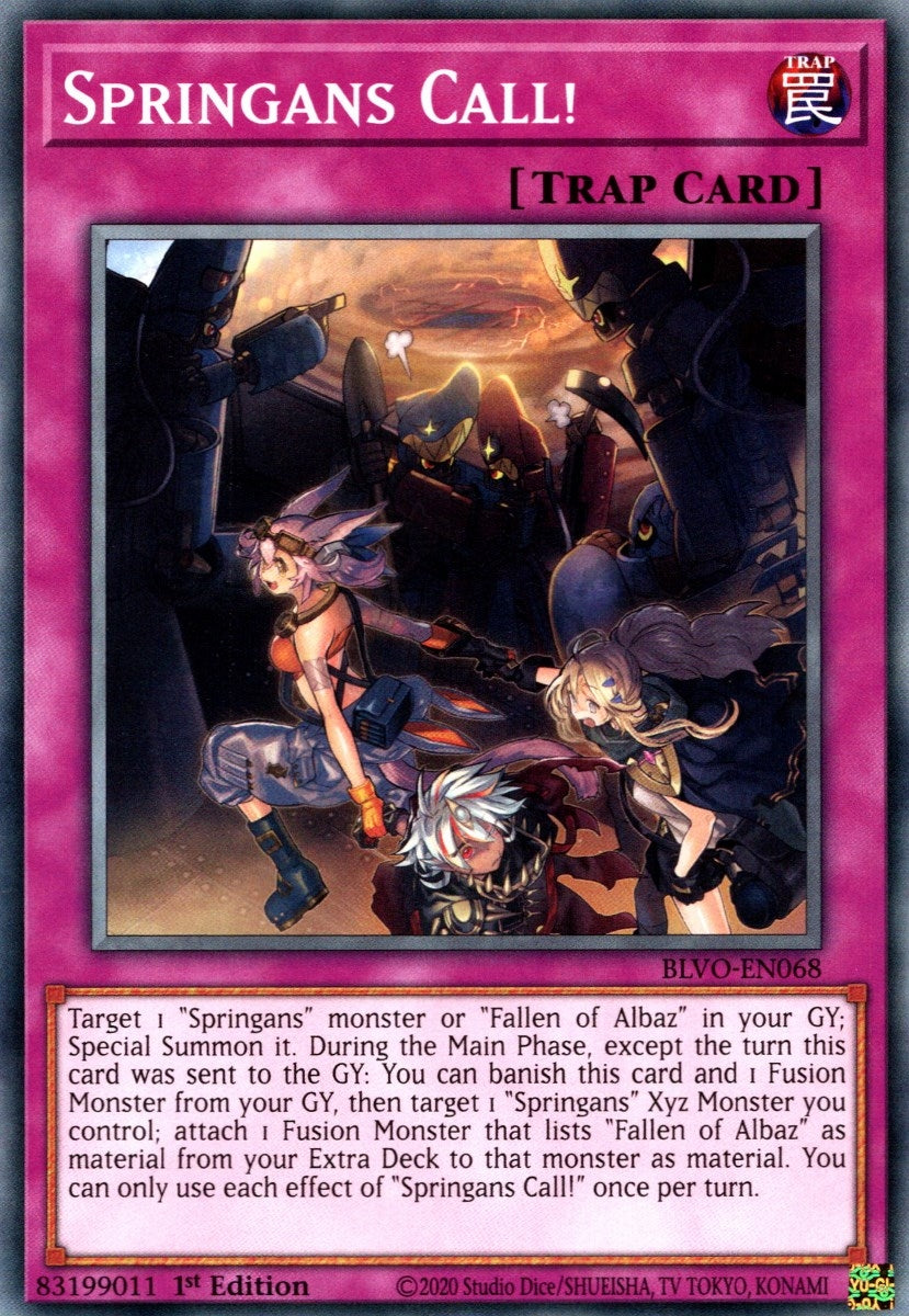 Image for Springans Call! (BLVO-EN068) (BLVO) - YuGiOh