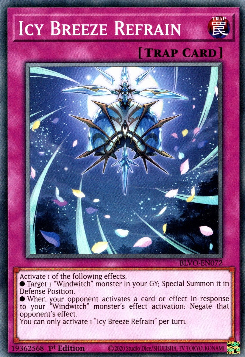 Image for Icy Breeze Refrain (BLVO-EN072) (BLVO) - YuGiOh